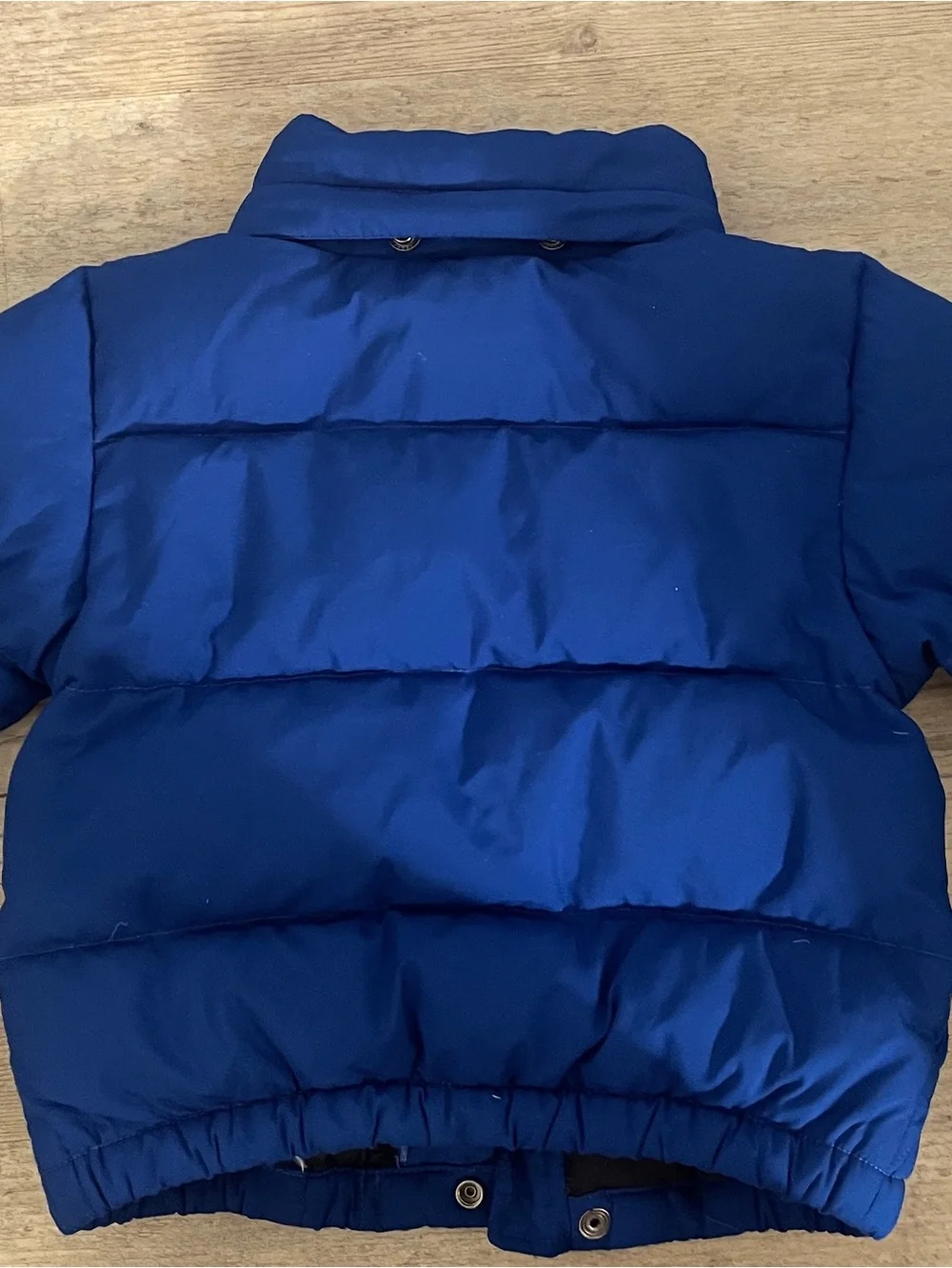 Ralph Lauren Kids Royal Blue Puffer Jacket with Red Pony Logo